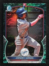 2023 Bowman Draft Chrome Aqua Lunar Crater Refractor 19/125 Joendry Vargas 0qc1