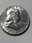 1962 D  BRILLIANT UNCIRCULATED FULL CRACK Franklin Half Dollar        N501
