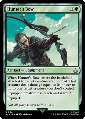2024 Magic: The Gathering: ACR - Hunters Bow (#41, U, Near Mint)