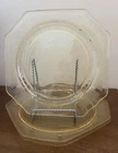 Vintage Anchor Hocking Princess Yellow Depression Glass Salad Plates Set of 3