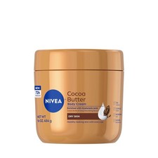 NIVEA Cocoa Butter Body Cream with Deep Nourishing Serum, Cocoa Butter Cream for