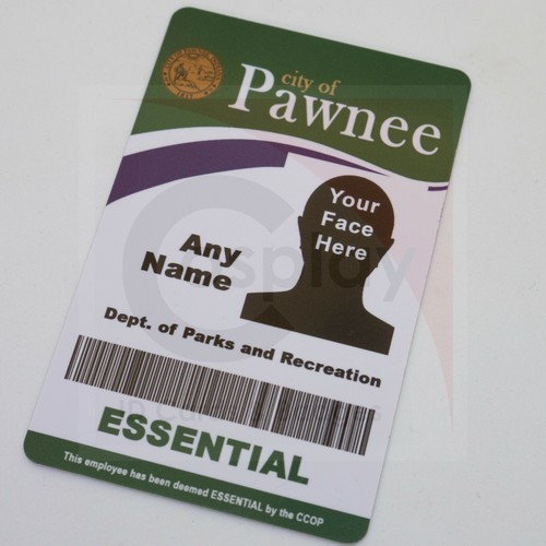 Pawnee Parks & Freizeitausweis Abzeichen | Burt Macklin | Ann Perkins | Andy Dwyer - Bild 17 von 17