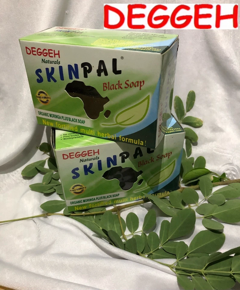 MORINGA Organic Herbal African Black Soap- 12 - Image 3 of 4