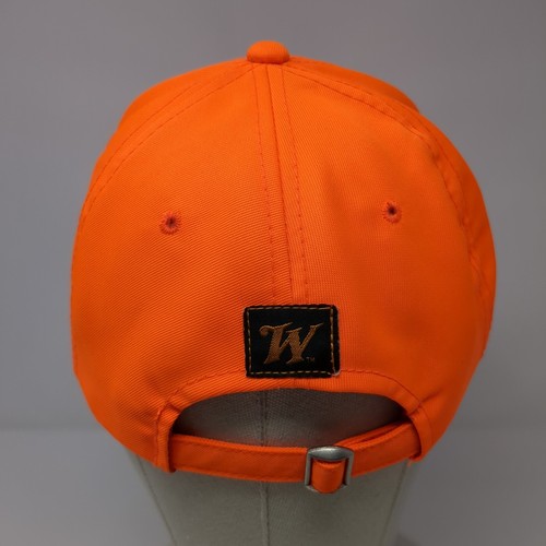 Winchester Slideback Hat Orange OSFA Adjustable Embroidered Signatures - Picture 6 of 10