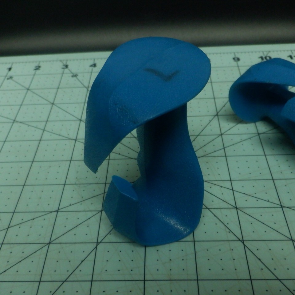 Ski Pole Pistol Grips ONLY Vintage Blue Molded Strapless eBay