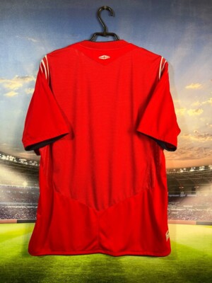 England Team Jersey Away football shirt 2004 - 2006 Red Trikot