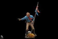 George Custer - Battle of Little Bighorn Painted Tin Toy Soldier Pre-Sale | Art