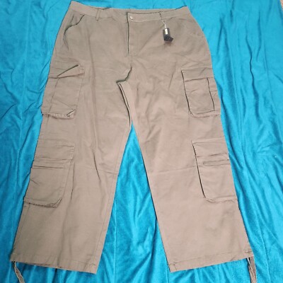 Gilipur Women's  Cargo Pants  6-Pocket Zip Front 4XL(New)