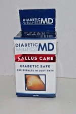 Diabetic Wellness MD Callus Care Diabetic Safe New Worn Box Sealed Rare (N)