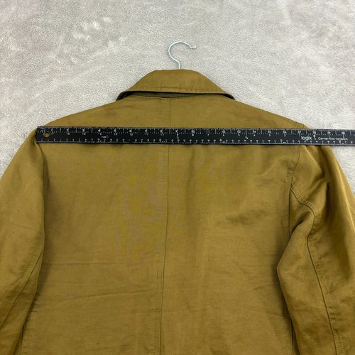 Blazer Hombre 1924 Sin Estructura Para Hombre M Verde Algodón Lino Bloque de Color Tareas Militares - Imagen 16 de 18