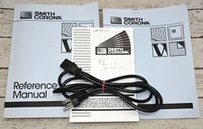 Smith Corona Typewriter Word Processor Owners Instruction User Manual Power Cord