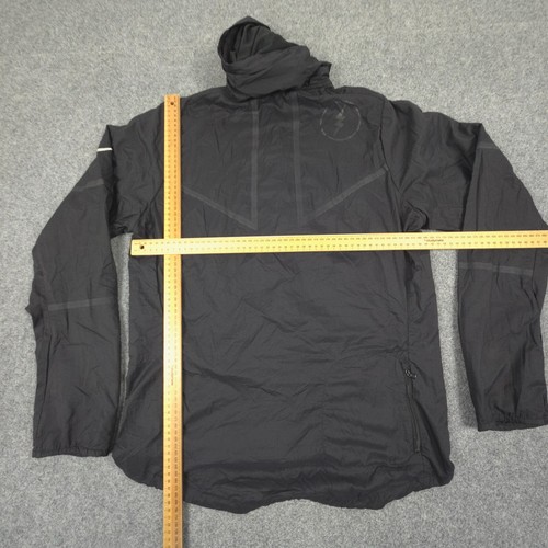 Nike Jacket Mens MEDIUM Black cyclone Windrunner Long Sleeve Winter Size M - Picture 6 of 9
