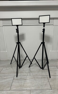 2 Viltrox L116T Photography Light kit with Neewer 2 Pack 9FT Photo Light Stands