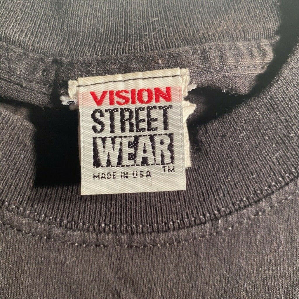 Vintage 1986 / 1987 VISION STREET WEAR Large Black T Shirt Vintage 1986 / 1987 VISION STREET WEAR Large Black T Shirt