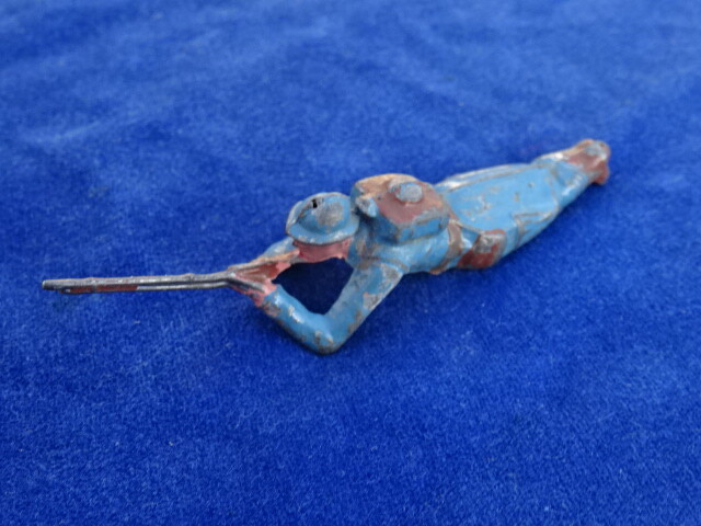 Figurine Plomb WWI Attelage Poilus - Blanchérie Frères ? - Échelle 21mm
