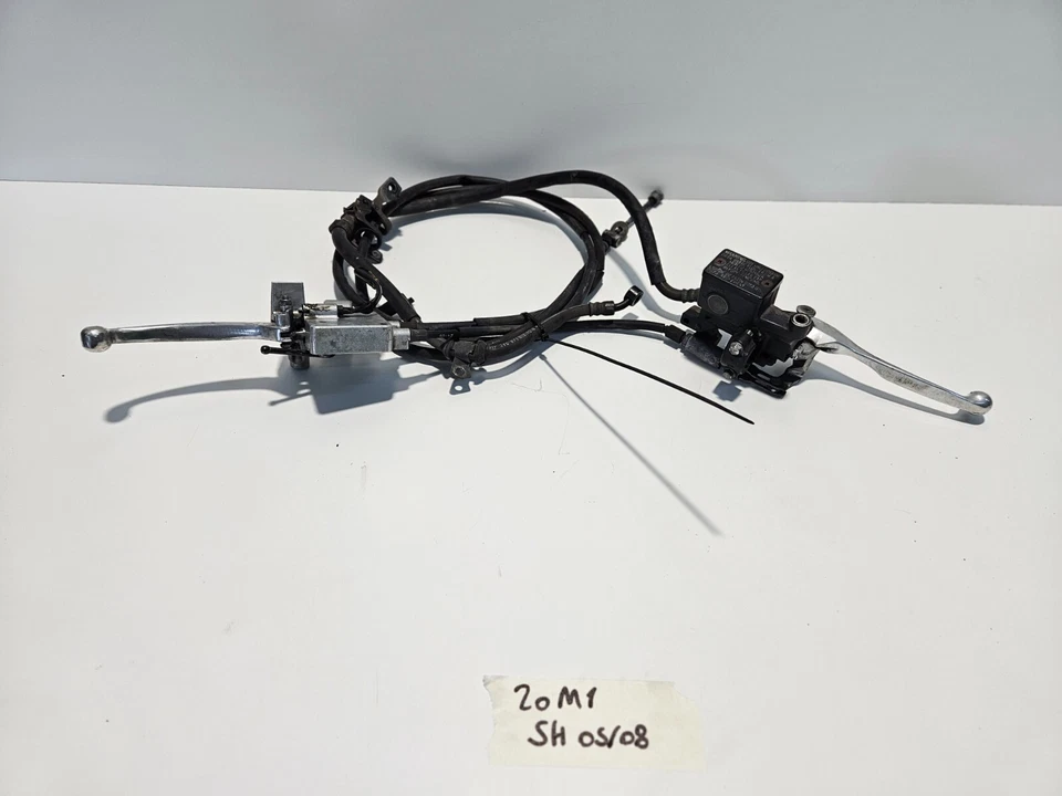 IMPIANTO FRENANTE POMPA FRENO COMANDO TUBI CAVI DX SX HONDA SH 150 i 2005 2008 - Immagine 2 di 4