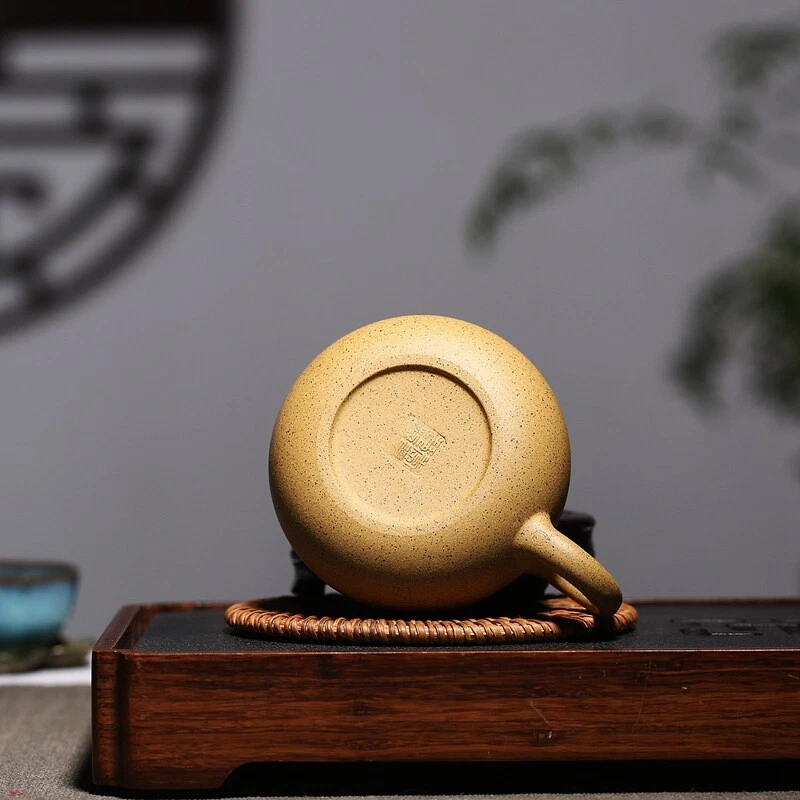 Real Yixing Zisha Tea Pot Duan Clay Xishi Pot Marked 9 Infuser Holes China Pots - Image 3 of 4
