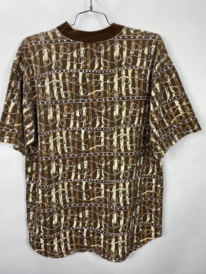 Camisa De Colección Años 80 90 Mossimo Bordada En Todas Partes Spellout Skate Surf Street XL Foto 3 de 4