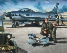 US Air Force Academy Art Print Jets Planes Pilot Pedal Office Wall Decor Gift 