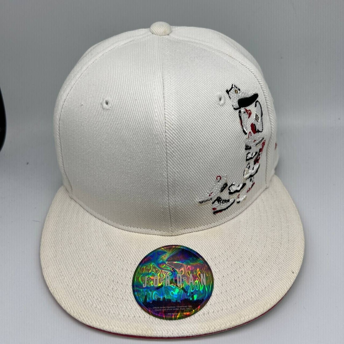 Air Jordan 7 1/8 Jumpman Hat Fitted Cap Men White | eBay