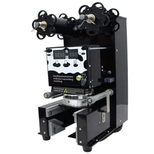 TECHTONGDA 110V Fully Automatic Cup Sealing Machine for Coffee Milk Tea