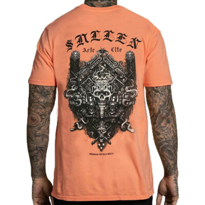 Sullen Clothing T-Shirt - Aztec Totenschädel Tattoo Azteken
