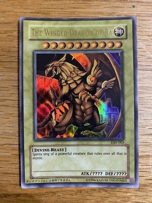YuGiOh GBI-001, 002, 003 Ultra Rare Slifer Obelisk Ra Egyptian God Cards |  eBay
