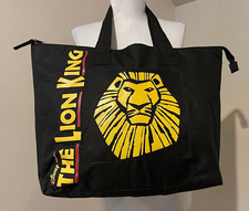 THE LION KING Broadway Musical Tote Bag Zip Theater Disney NWT New