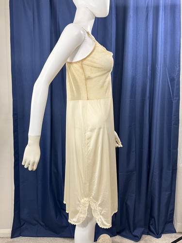 Camicia da notte vintage YSL Yves Saint Laurent Lingerie slip busto trasparente pizzo anni 80? Anni 70? - Foto 14 di 20