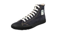Prada Canvas Stratus High-Top Sneaker 4T3218 Jeans Blau Denim Neu - 9 43