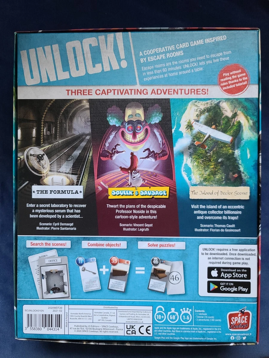 Unlock! Escape Adventures board game