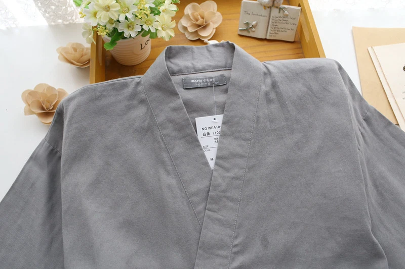 Pigiama cinese giapponese orientale da uomo marziale kung fu kimono menpjs1320 - Immagine 3 di 4