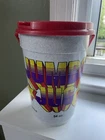 Jumbo Jug Godfather's Pizza Coca Cola Large Travel Cup Mug Vintage Plastic
