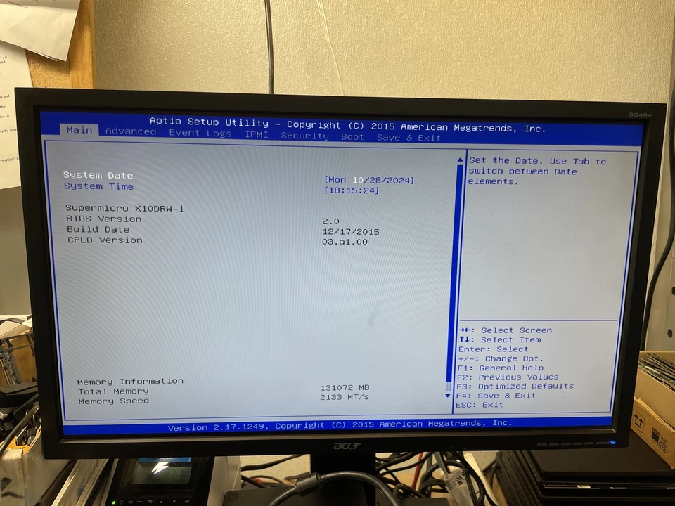 Supermicro X10DRW-i 2x Xeon E5-2683v3 2GHz 128GB RAM - Image 3 of 4