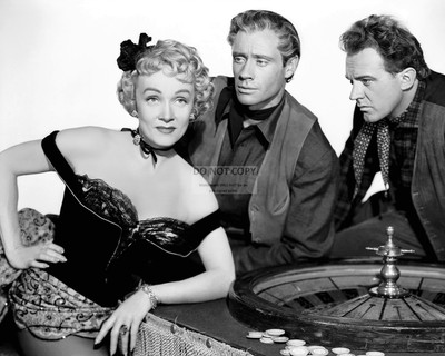MARLENE DIETRICH & MEL FERRER IN ''RANCHO NOTORIOUS'' - 8X10 PHOTO (DD343)