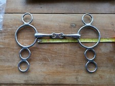 Morso per cavallo/pony a bavaglio a collegamento francese.