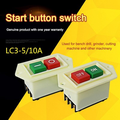 380V LC3-5/10A ON-OFF Push Button Switch 2 Positions Three Phase Start Butto W D