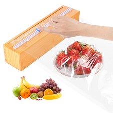 Plastic Wrap Dispenser with Cutter for Aluminum Foil, Plastic Wrap and Wax Pa...