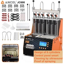 JC600 Injector Cleaning 6-Cylinder for PFI GDI Piezo Car Moto Injector Nozzle