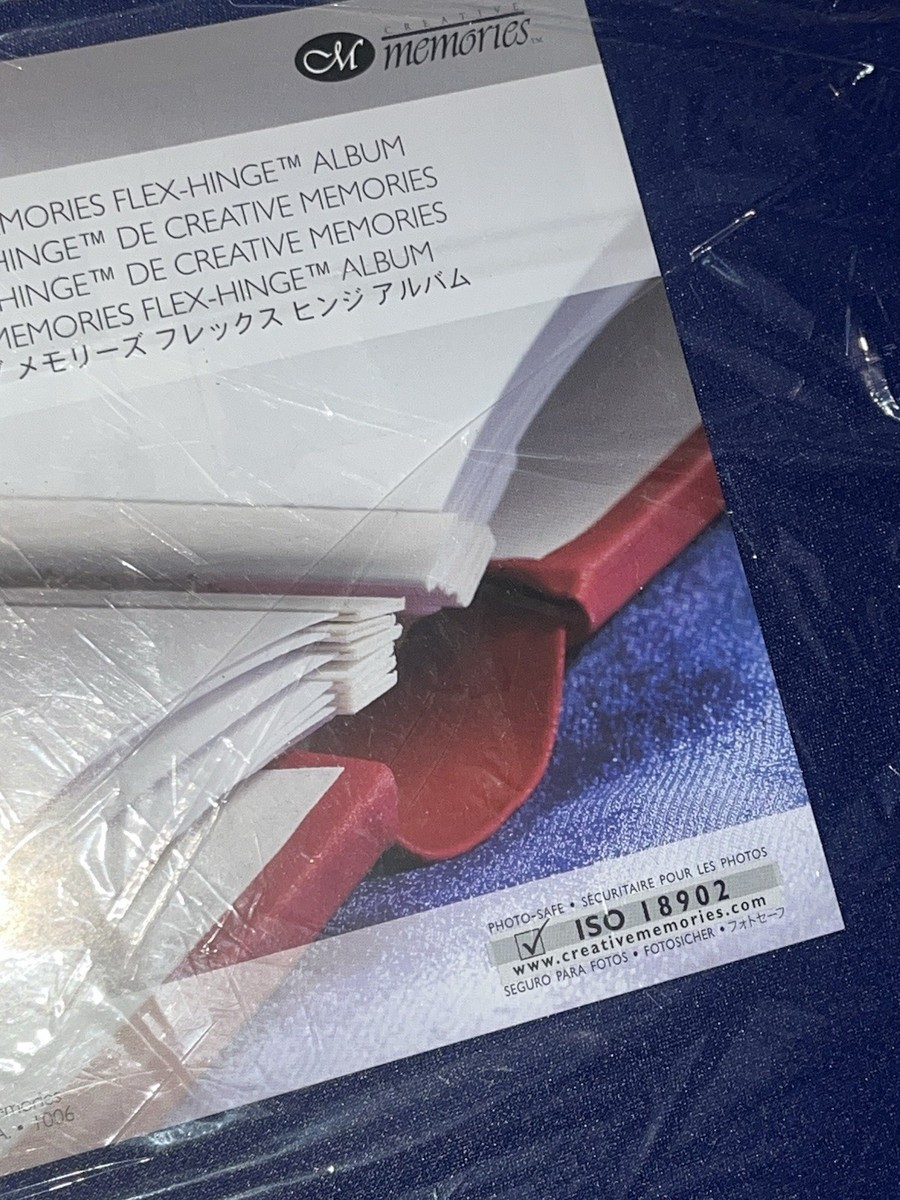 Creative Memories Flex Hinge Scrapbook Album Navy Blue ISO 18902