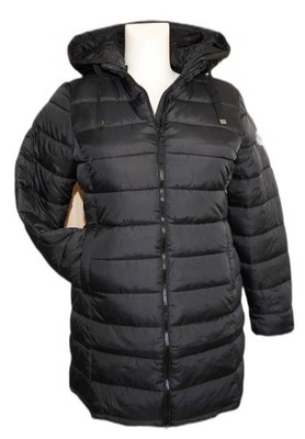 PEPE JEANS Damen Steppjacke Mantel ALINNA Ro Schwarz tailliert wasserabw. Gr. S