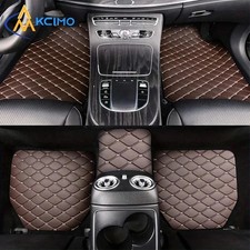 New 5pcs Set Universal Fit Car Truck Front Rear Vinyl Heel Pad Carpet Floor Mats