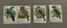 (1977) 27-12-2025 - Australia - Christmas Island x 4 mint BIRDS WWF stamp