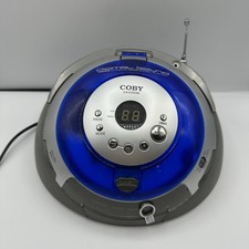 Coby CX-CD239 Boombox CD/AM/FM Radio - R2-D2 Star Wars Looking TESTED Y2K 2002