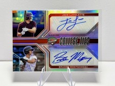 2025 Panini Prospect College Ties LaViolette/Montgomery /25 Dual Auto #DA-JB