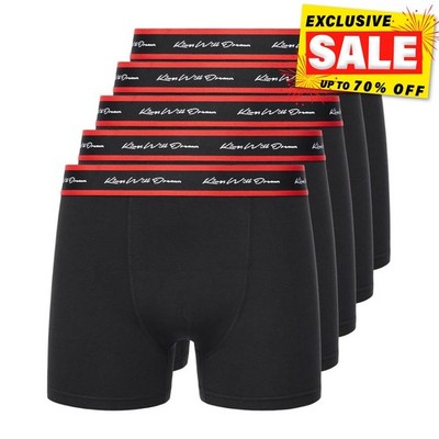 Kings Will Dream Mens Scriptband 5pk Boxer Shorts Underwear Five