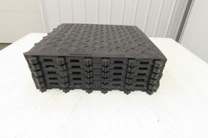 Ergonomic Anti Fatigue Modular Interlocking Floor Tile 18"x18" Lot of 6pcs