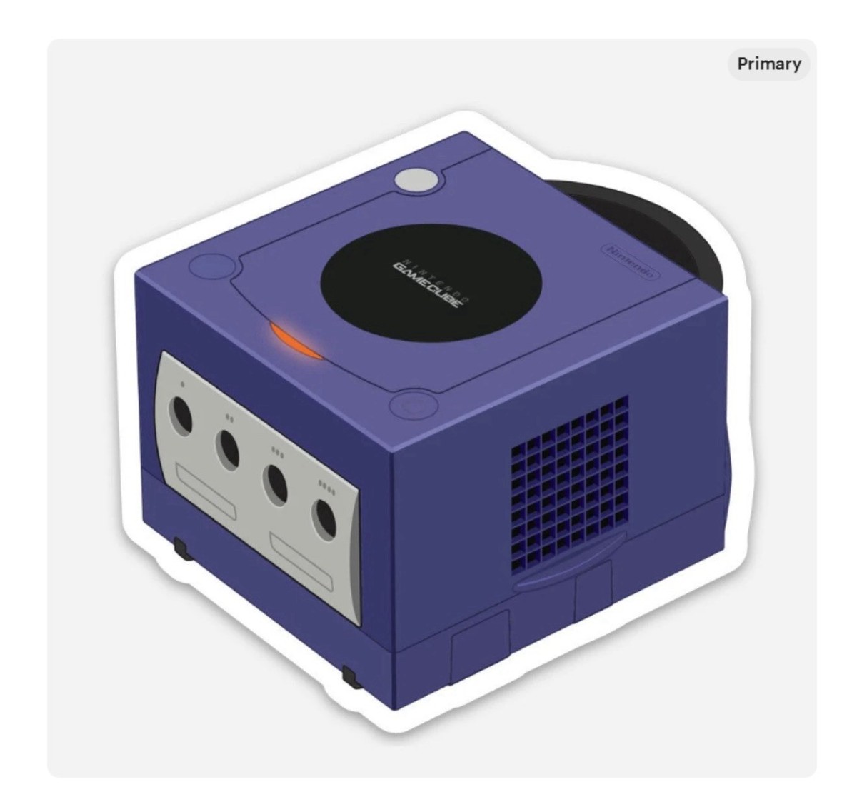 3” GameCube Sticker Nintendo Vinyl Decal Matte Finish Dishwasher