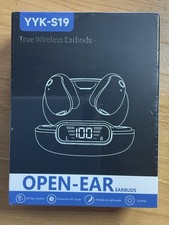 NEW Ultra Open-Ear Earbuds   Clip-On Earbuds for Comfort, Black