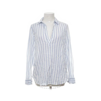 Divided by H&M, Bluse, Größe: 36, Weiß/Blau, Baumwolle, Streifen, Damen #SgH
